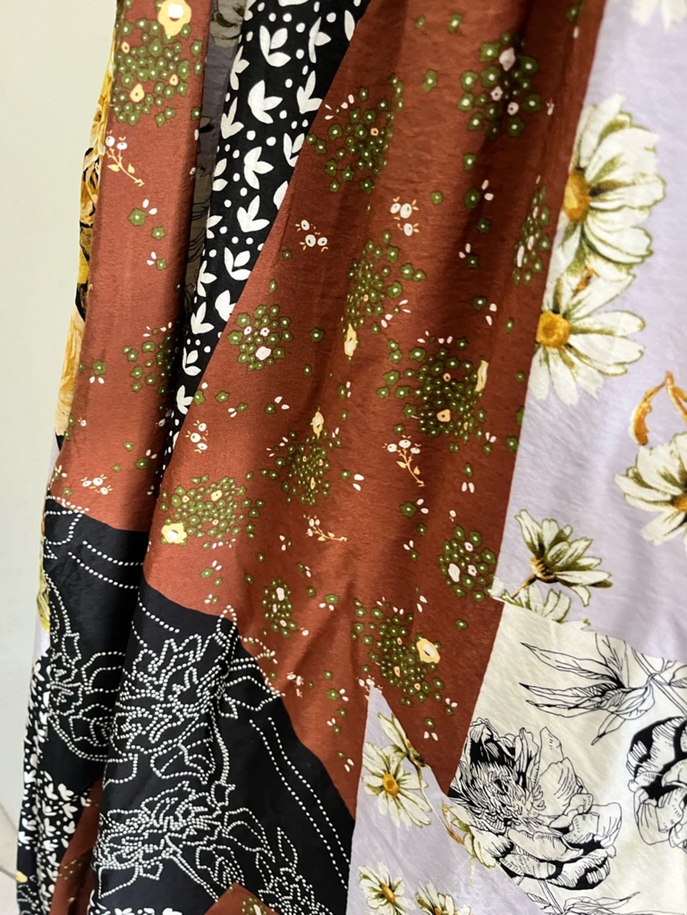 Maeve by Anthropologie Patchwork Floral Spring Maxi Dress XS - Picture 6 of 6